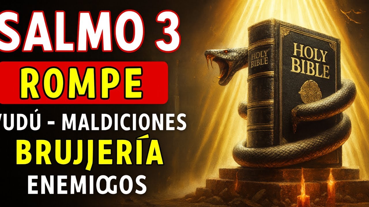 Salmo 3 ¡DESTRUYE EL MAL, LA BRUJERÍA Y LAS MALDICIONES!#OracionesMatrimoniales #OraciónDeProtección