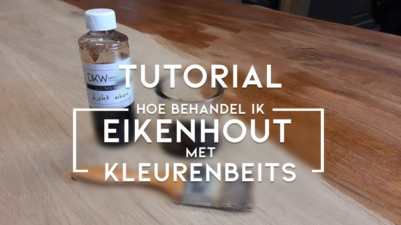 Tutorial: Hoe behandel ik eikenhout met kleurbeits? | DKW Woonvision