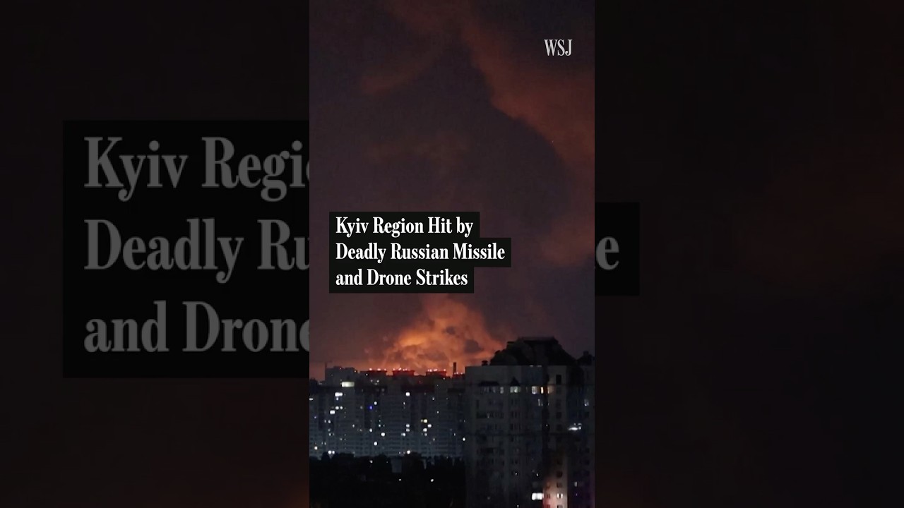Kyiv Region Hit by Deadly Russian Missile and Drone Strikes | WSJ News