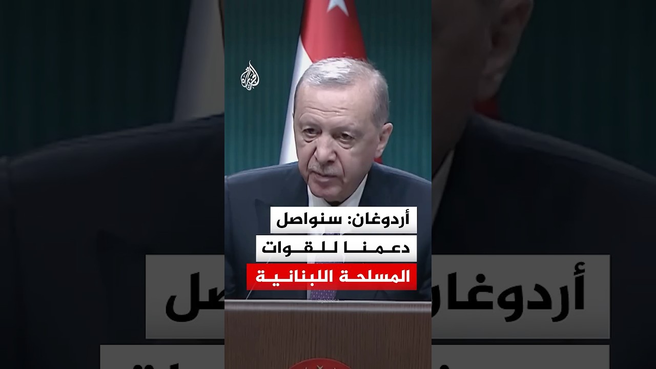 أردوغان: سنواصل دعمنا للقوات المسلحة اللبنانية