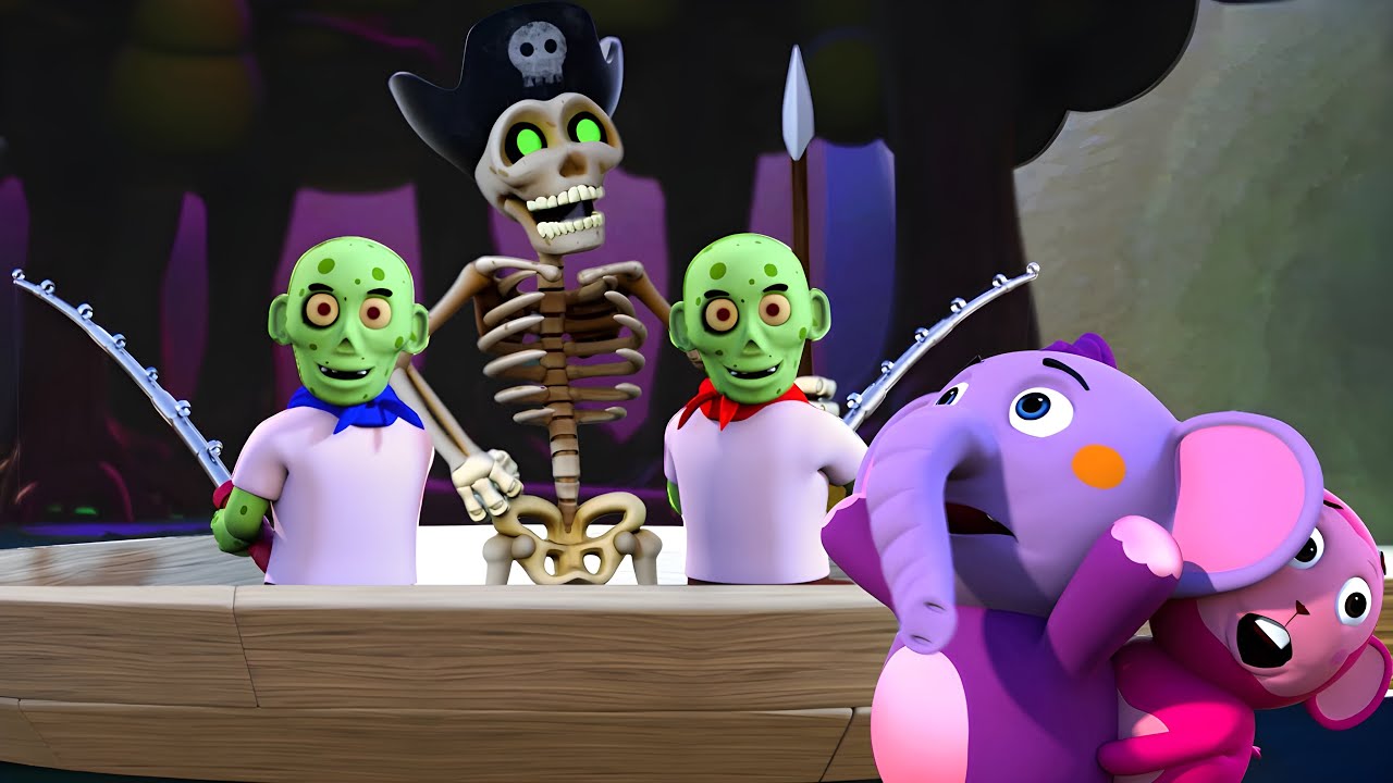Row Row Row Your Boat Spooky 👻 Halloween Songs For Children | Tum Tum Kids TV
