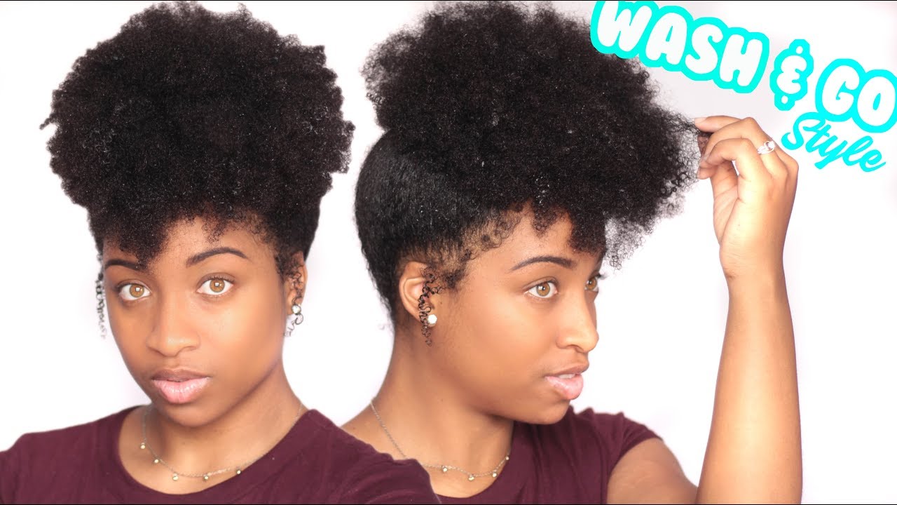 How I get My Natural Hair In A High Poof w/ My DNA