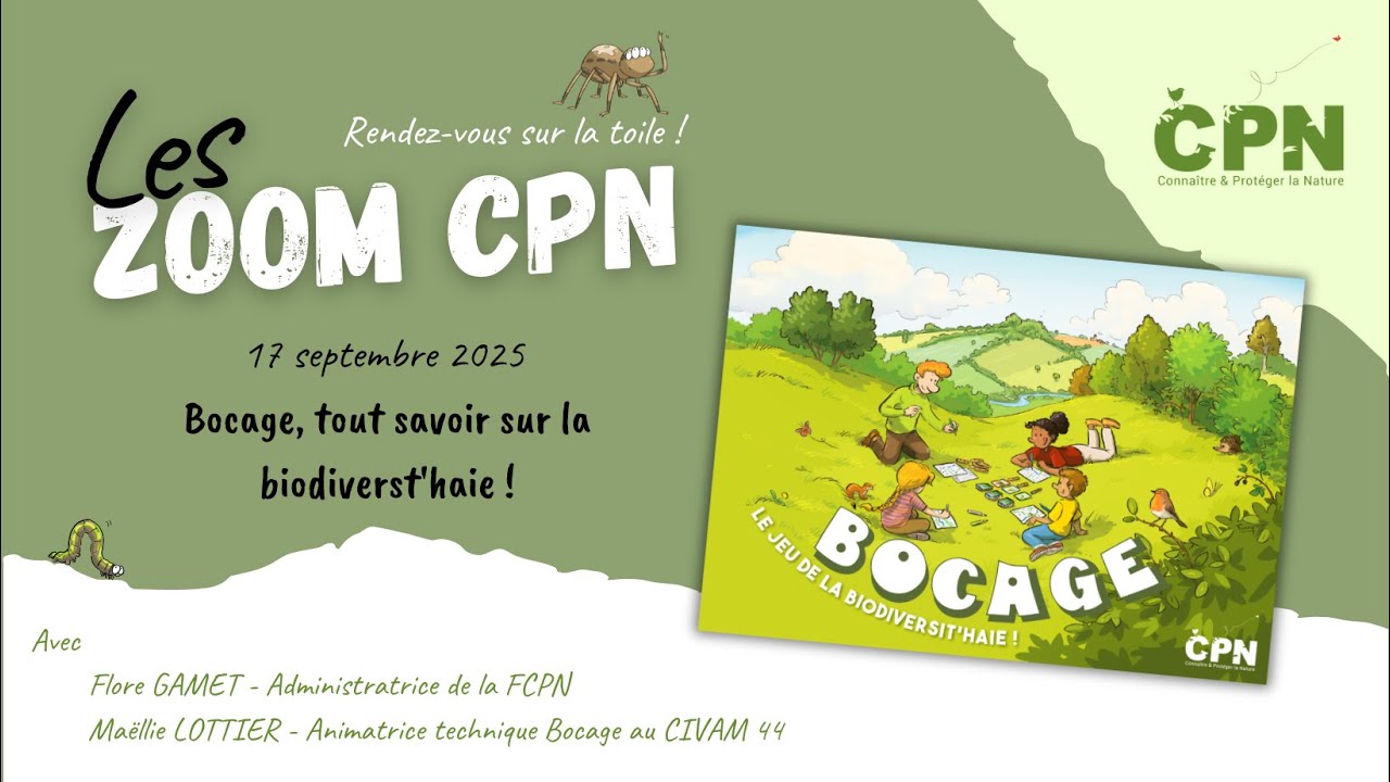 Zoom CPN - Bocage, tout savoir sur la biodiverst'haie !