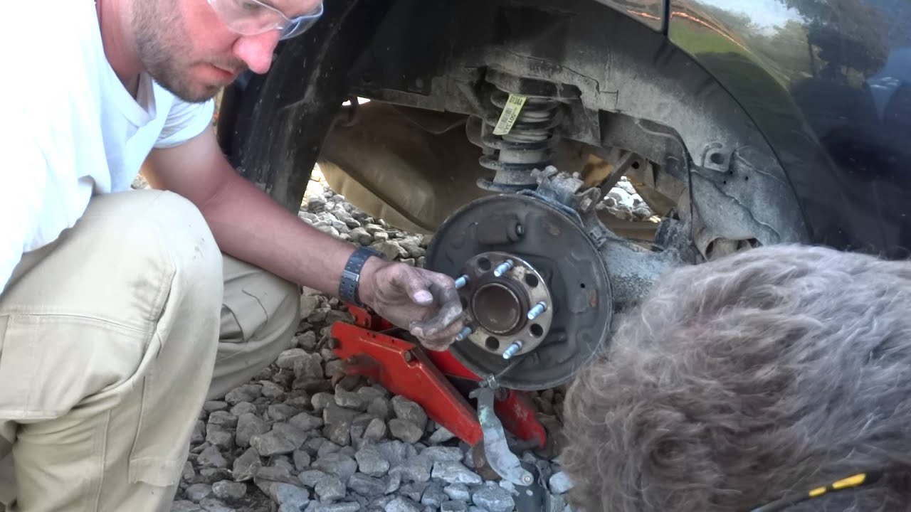 Dodge caliber rear drum removal.