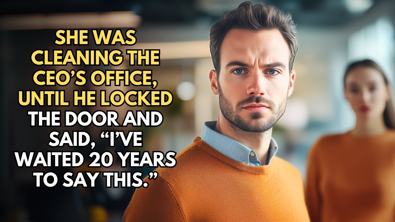 She Was Cleaning The CEO’s Office, Until He Locked The Door And Said, “i’ve Waited 20 Years To...