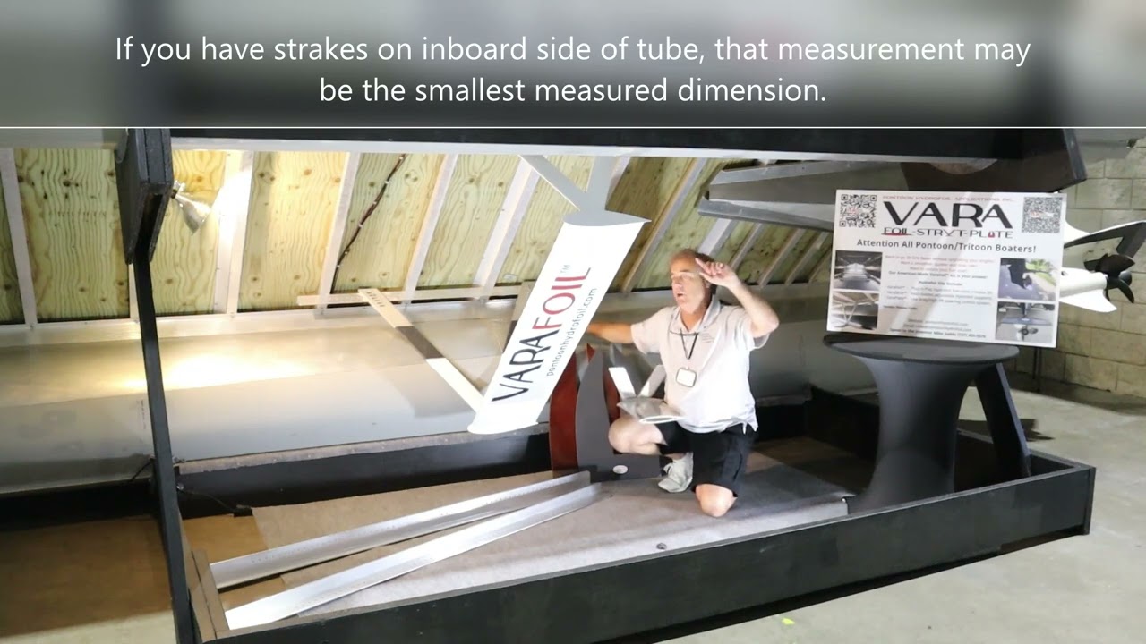 VARA™ Foil Pontoon Hydrofoil Kit at Tampa Bay Boat Show