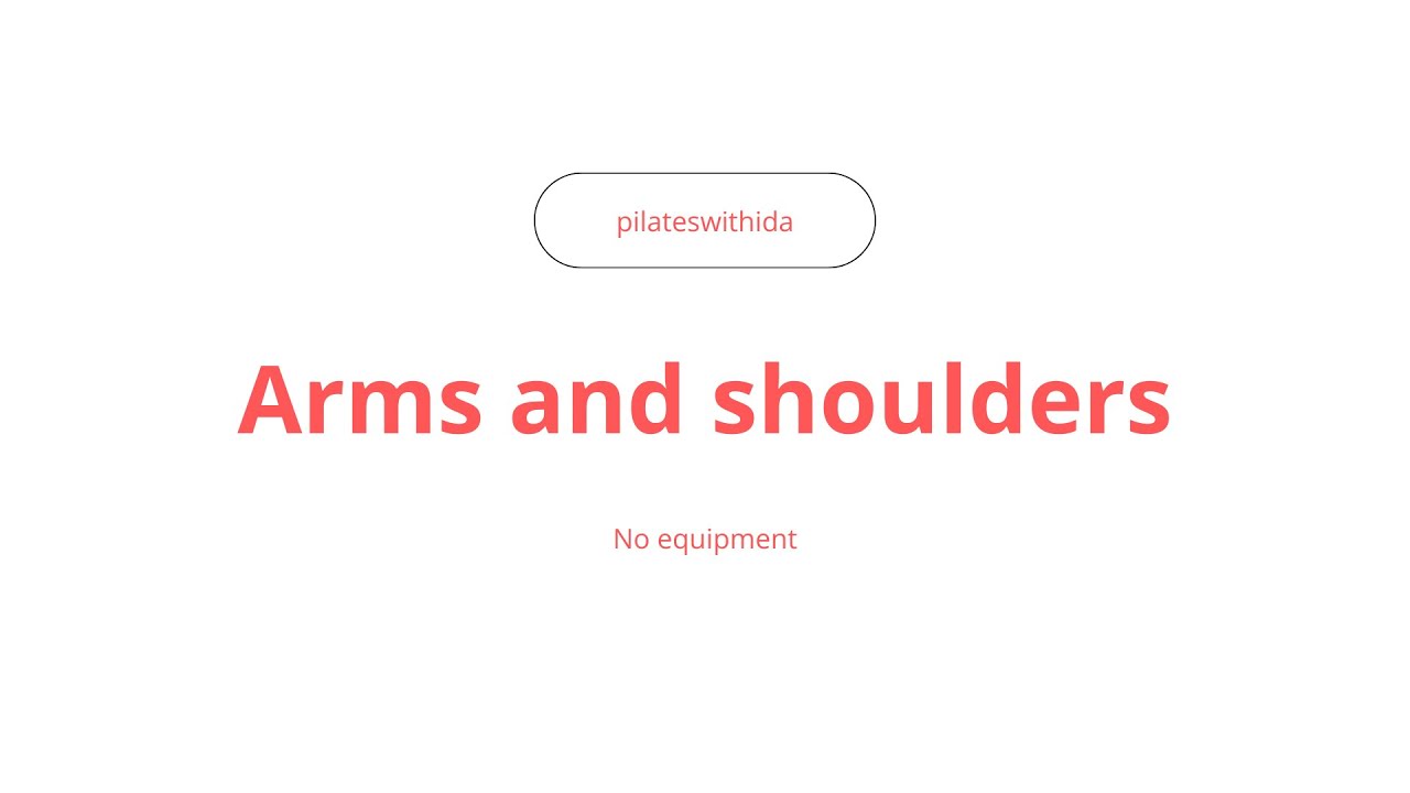 Christmas challenge Day 2 - Arms and Shoulders (no equipment)