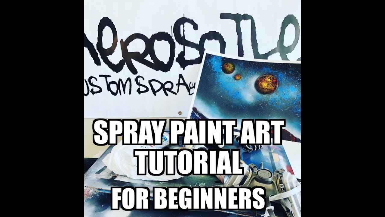 Spray Paint Art Tutorial For Beginners