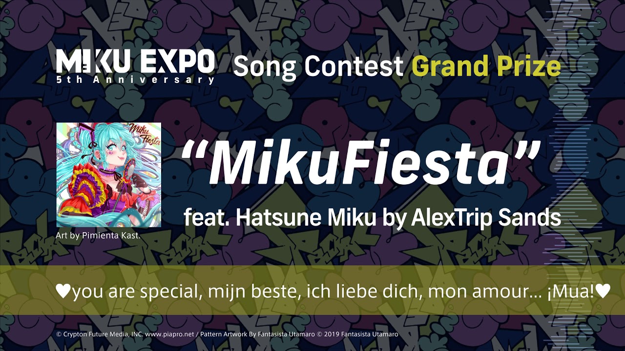 【初音ミク】MikuFiesta by AlexTrip Sands MIKU EXPO 5th Anniv. Grand Prize【Hatsune Miku】