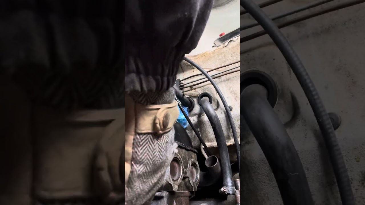 Talbot Express coolant pipe install. The real McCoy. 🫣. Does it break 😰. Hold your breath.🫢.