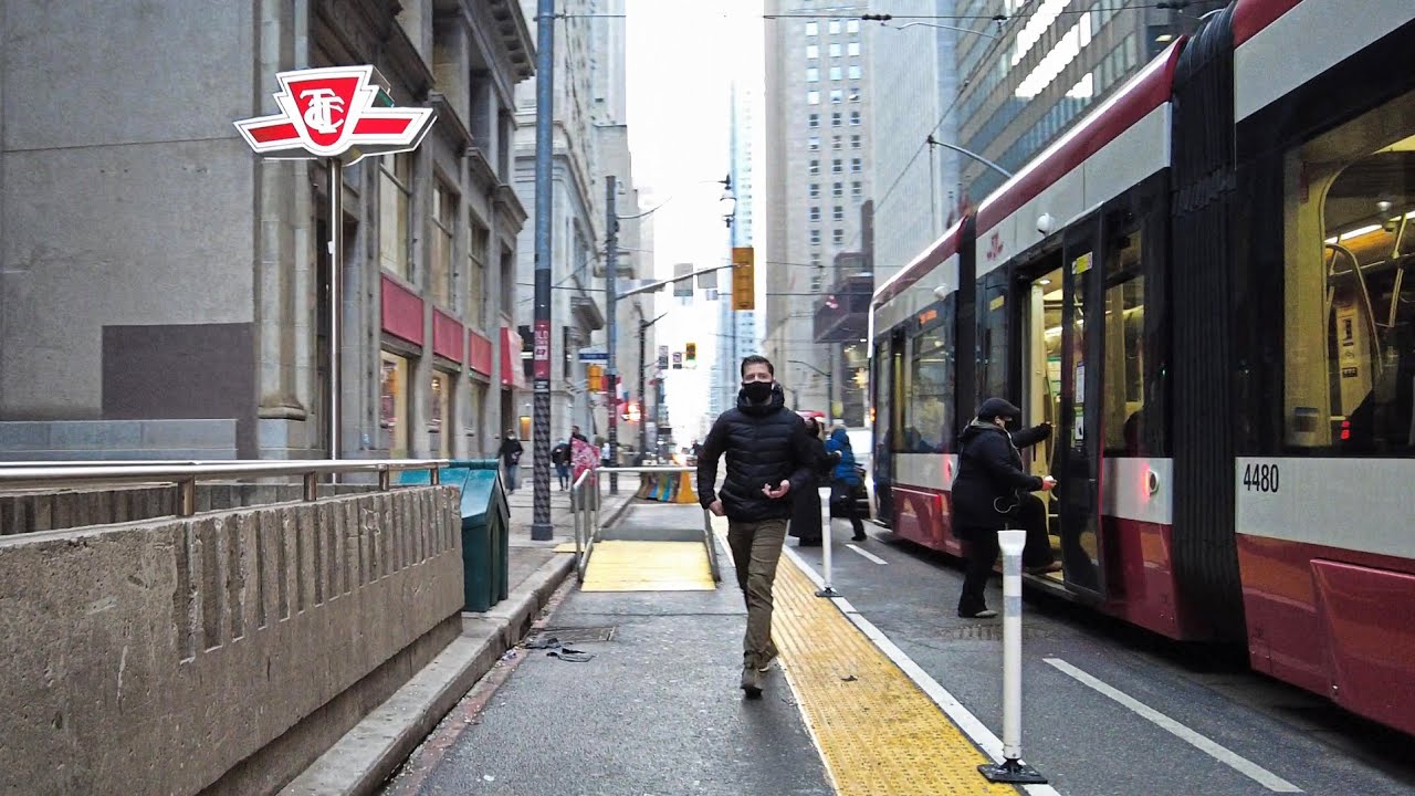 Toronto Walk & Streetcar Ride on King Street - December 11, 2020