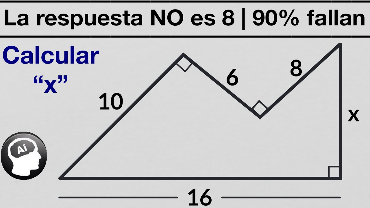 Más del 90% se equivoca | [La respuesta NO es 8] 😱🤨🤔