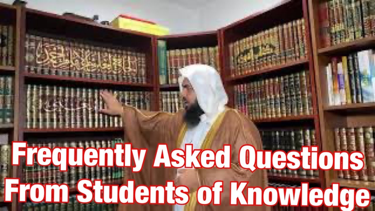 FAQs from Students of Fiqh {MUST WATCH}