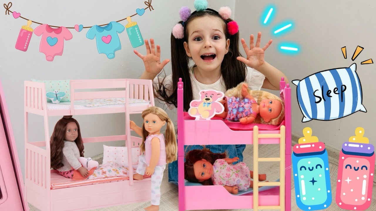 Kız Oyunları!ADA İLE OYUNCAK BEBEK VİDEOSU!Eğlenceli ve Eğitici Kız Evcilik Videosu,Bebek Bakma Oyun