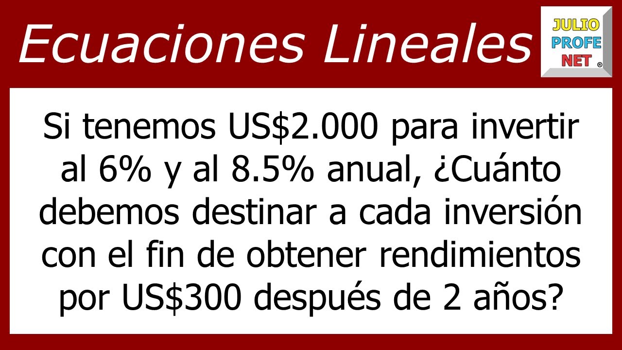Ecuaciones de primer grado con una incógnita | Problema 10 