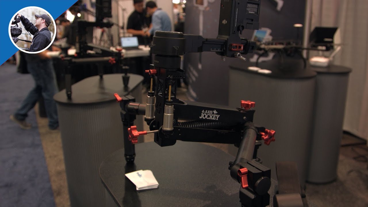 NAB 2016:  Turbo Ace Jockey 4th Axis Stabilizer for 3-Axis Gimbals (4K)