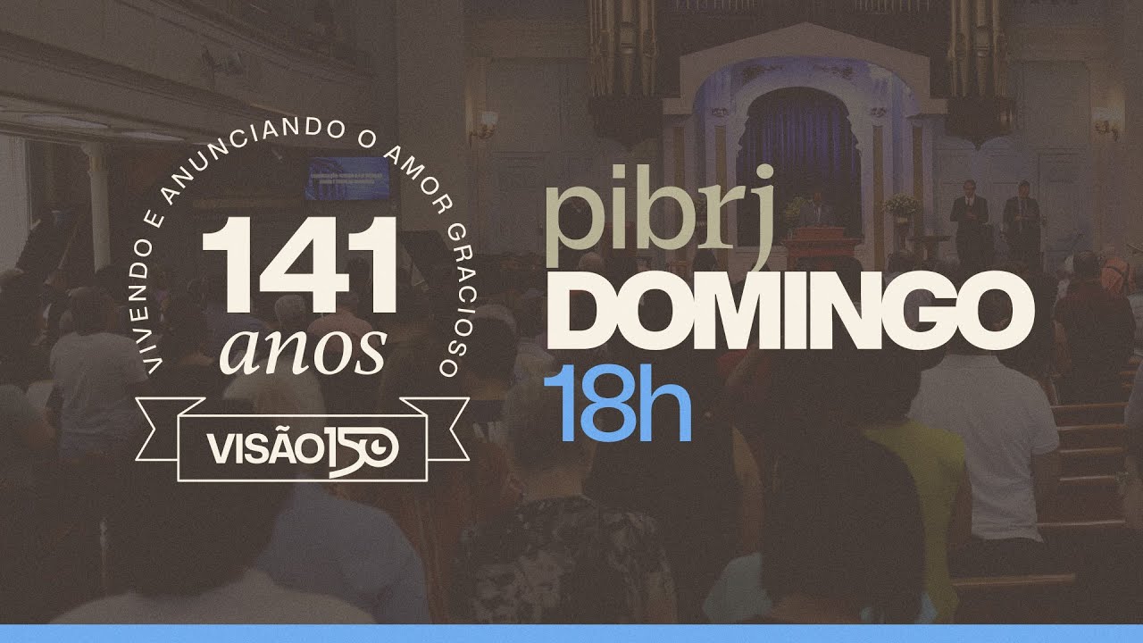 Culto PIBRJ 01/03/2026 • 18h • Trabalhadores para a seara - Mateus 9:37,38 • Pr. Ivan Dias