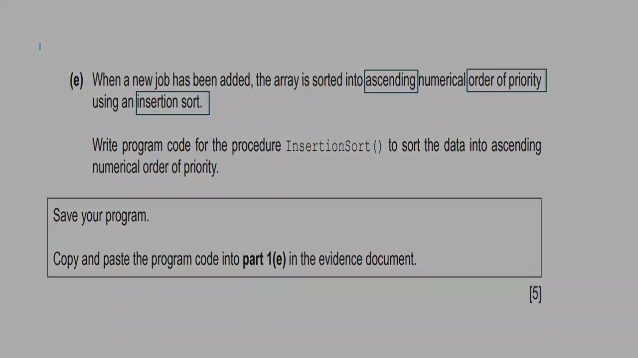 Computer Science 9618 Full Paper 4 Variant 2 Walkthrough Oct/Nov 2022