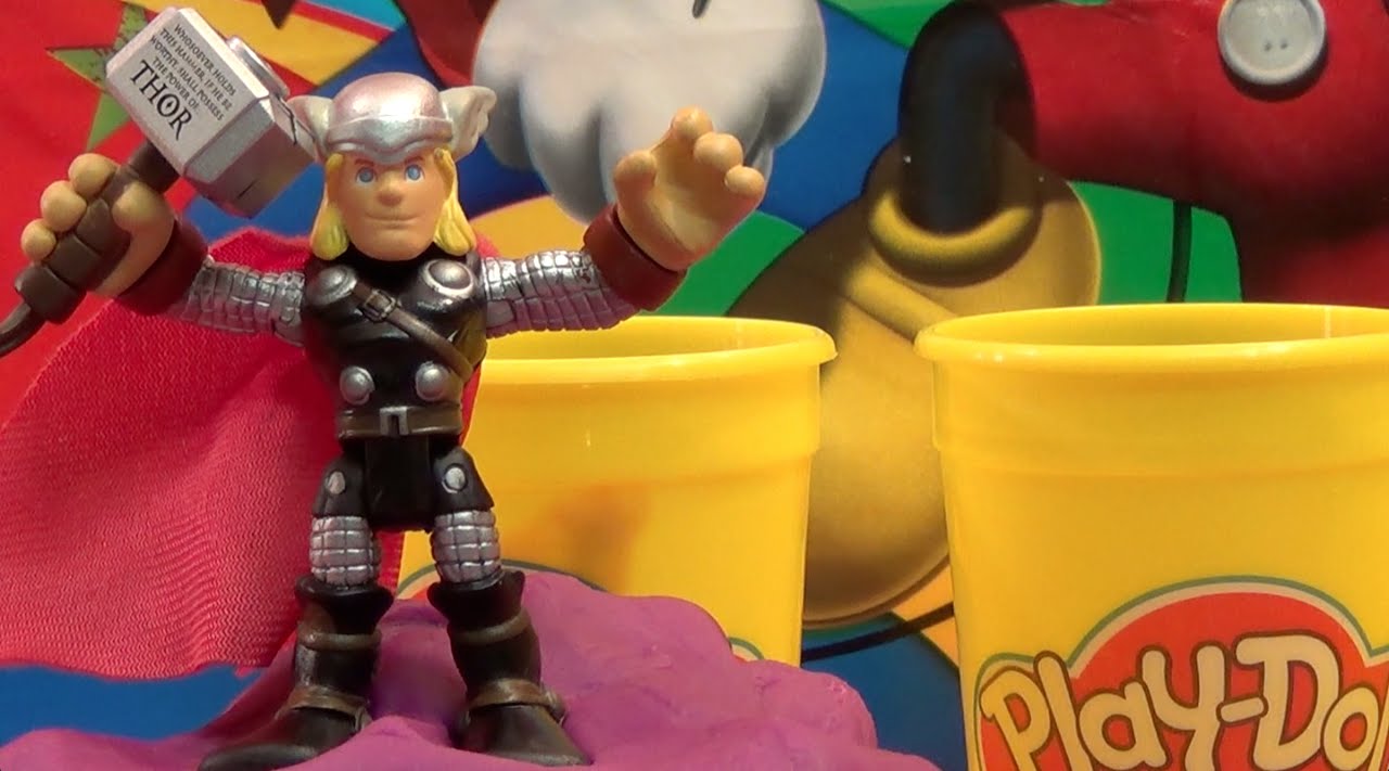 Thor Superhero from Marvel Comics; The Play Doh Surprise