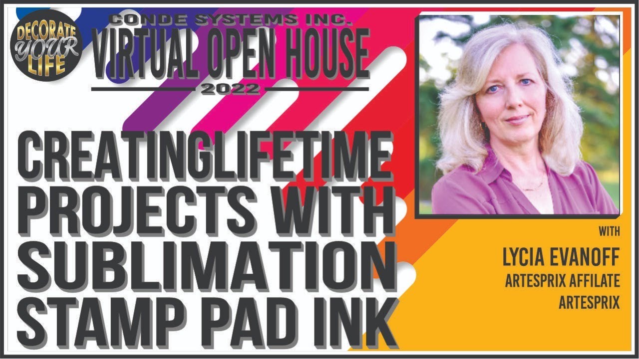 Creating Lifetime Projects with Sublimation Stamp Pad Ink with Lycia Evanoff