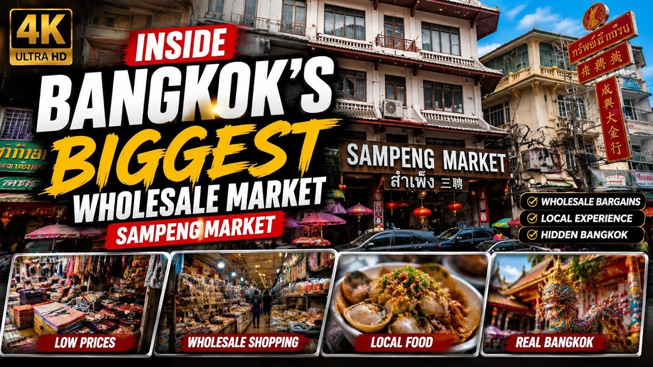 Inside Bangkok's BIGGEST Wholesale Market