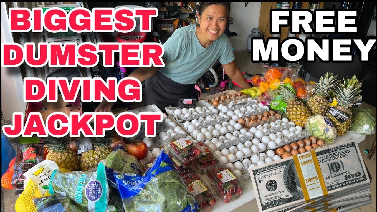 Dumpster diving Biggest jackpot Free Money