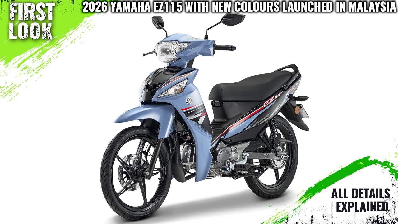 2026 Yamaha EZ115 With New Colours Launched In Malaysia - Price From RM5,698 - Explained All Details