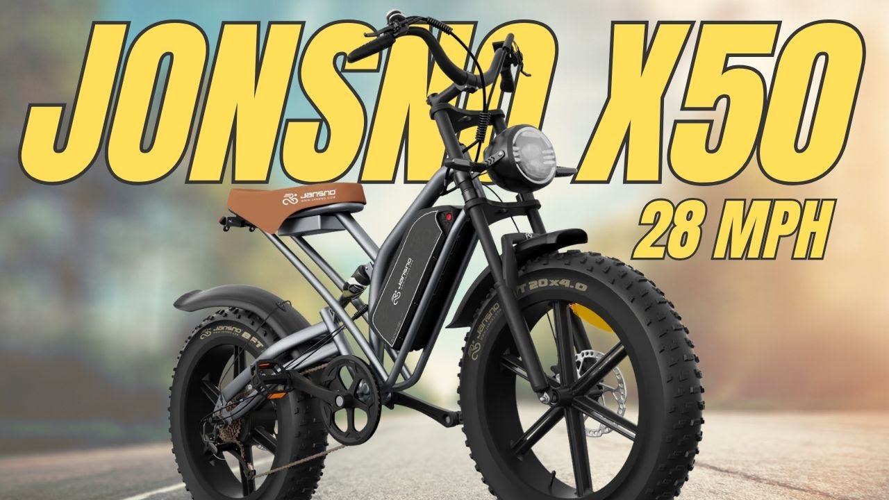 ТЕСТ МАКСИМАЛЬНОЙ СКОРОСТИ ЭЛЕКТРОВЕЛОСИПЛЕСКИ Jansno X50! Какую скорость он может развить?