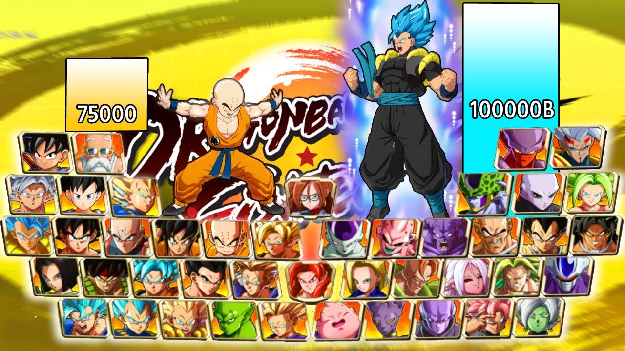 ALL 44 Characters Solo TOD Combo (Ranked by Ki Levels) DBFZ!