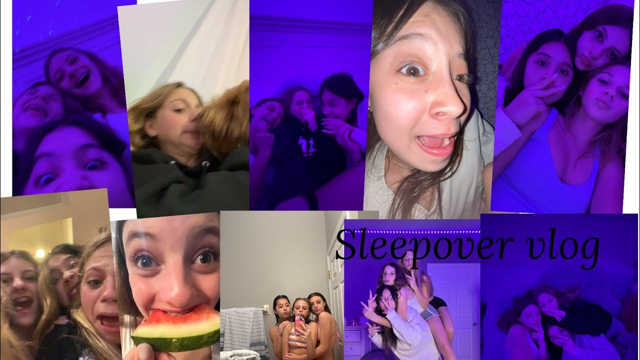 Sleepover vlog ft.skyler&grace
