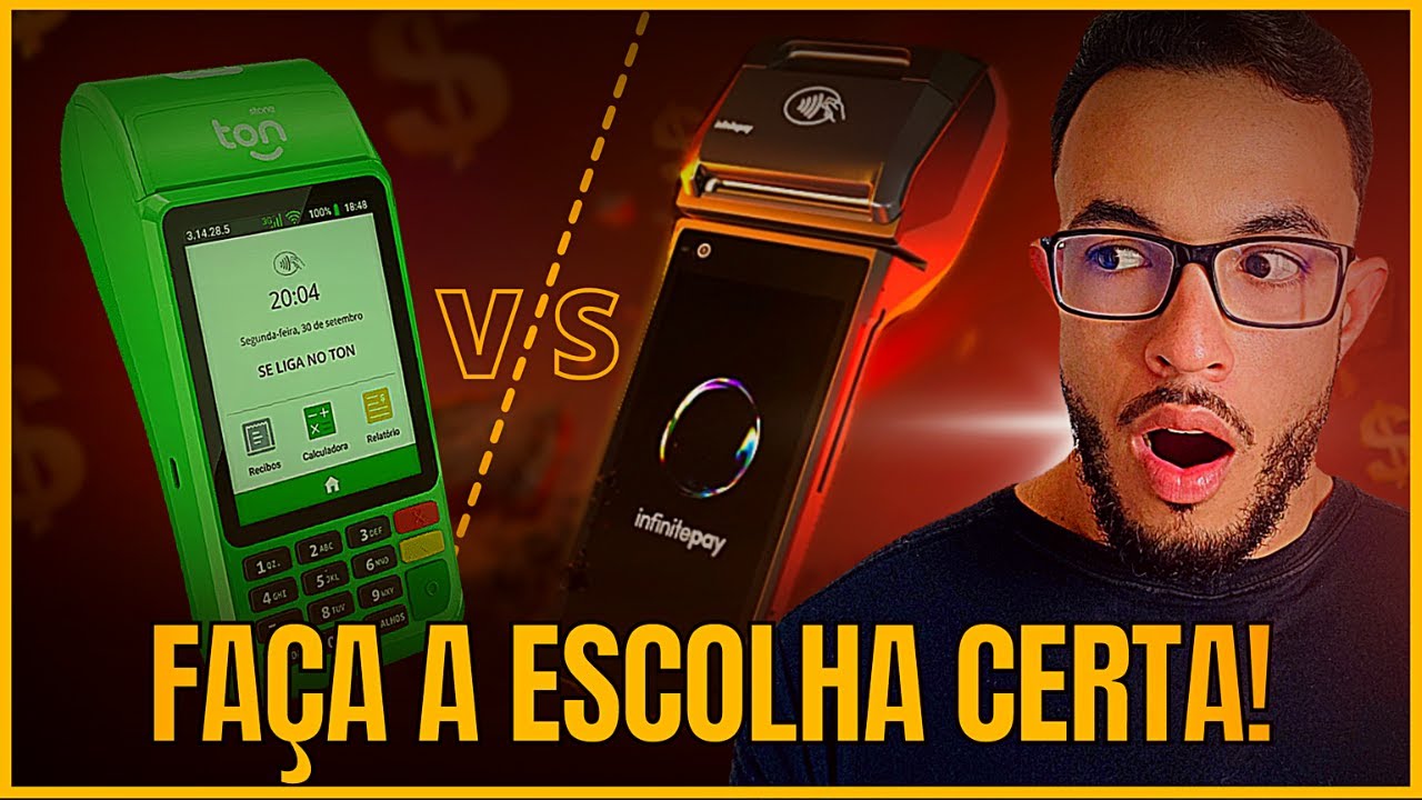Infinitepay ou Ton: Saiba qual a Menor Taxa na M&aacute;quina de Cart&atilde;o Hoje! [COMPARATIVO]