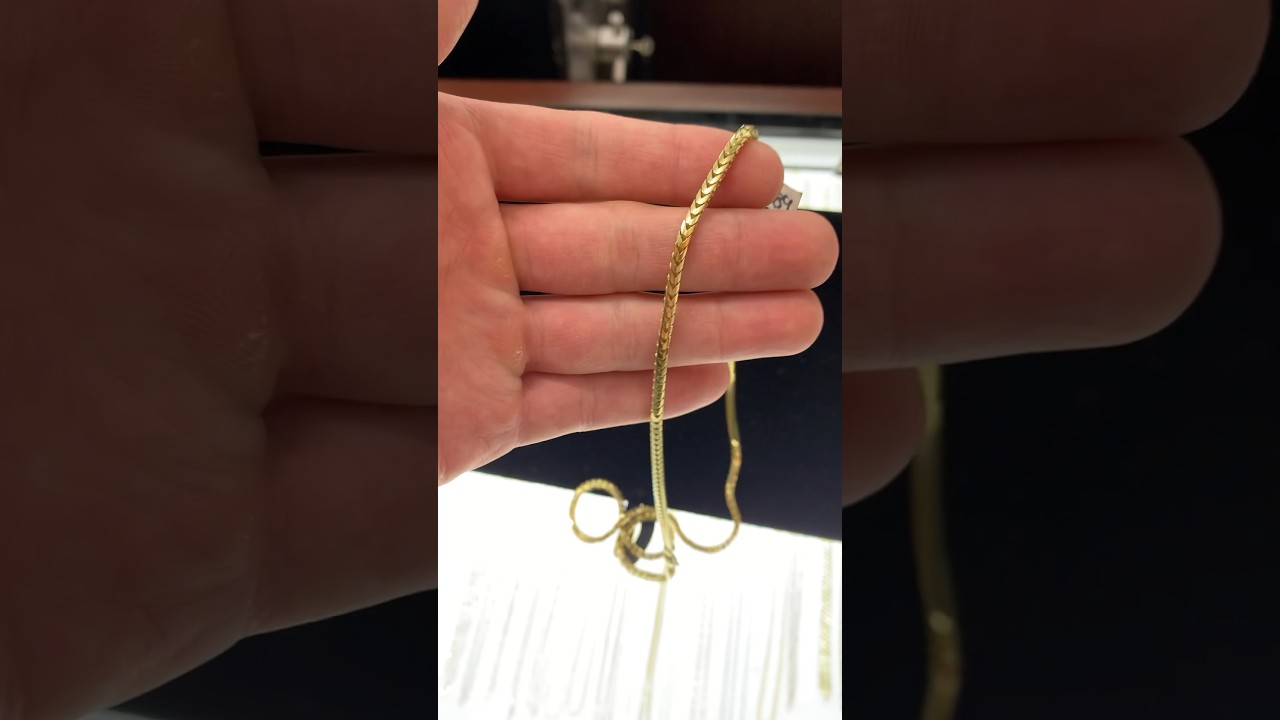 The Nicest Franco Chain I&rsquo;ve Ever Seen 🔥 3.5mm 14k Solid gold Franco Chain 55 Grams🔥 #gold #chains