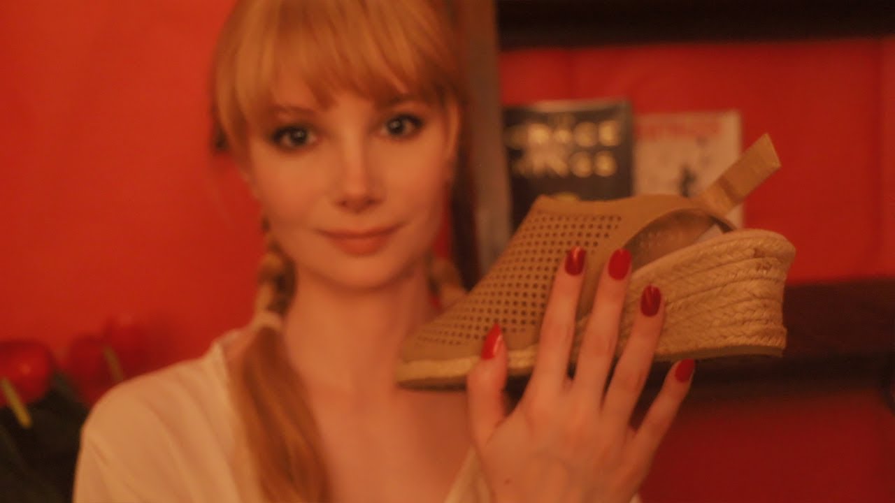 Whispered Shoe Haul and Try On (ASMR) 👡
