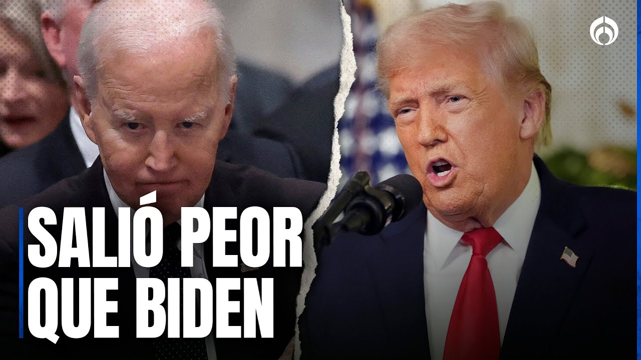 Encuestas desatan furia de Trump; estadounidenses lo ponen debajo de Biden