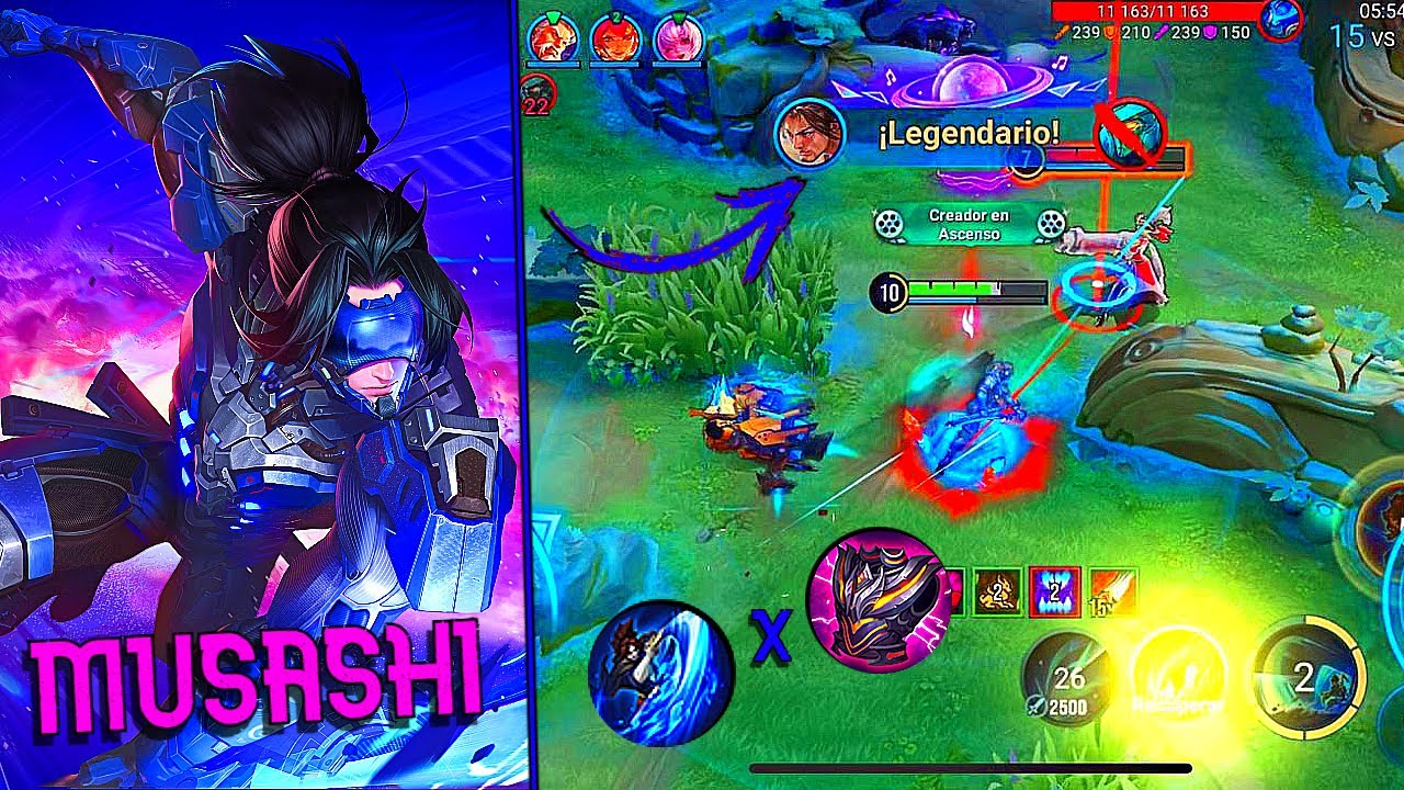 ¡MUSASHI EL DIOS DE LA JUNGLA PARA CARREAR *está op*! Honor Of Kings