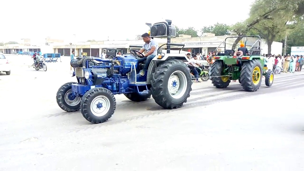 Farmtrack 6060 & John deere tractor tochan practice match in padampur