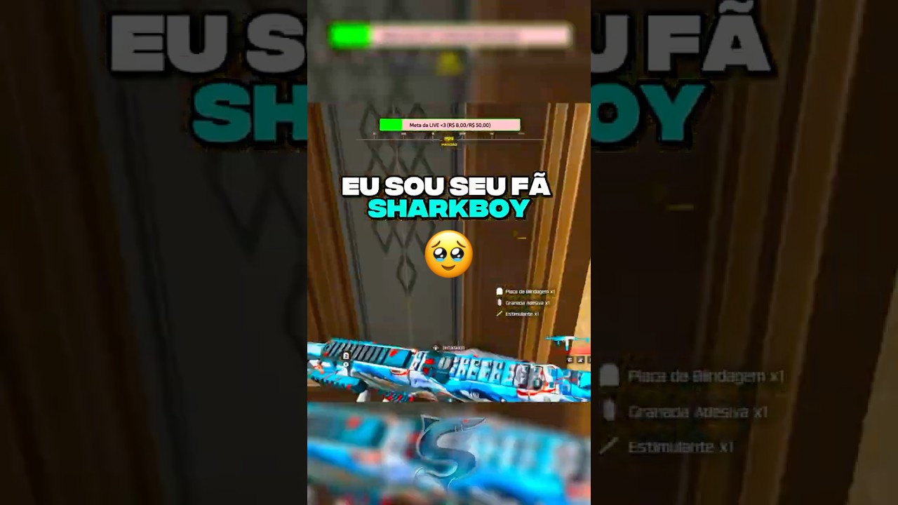 Me ECONTRARAM na partida... Olha s&oacute; a rea&ccedil;&atilde;o deles! #warzone #f&atilde;s #sharkboyfpscortes PT.1