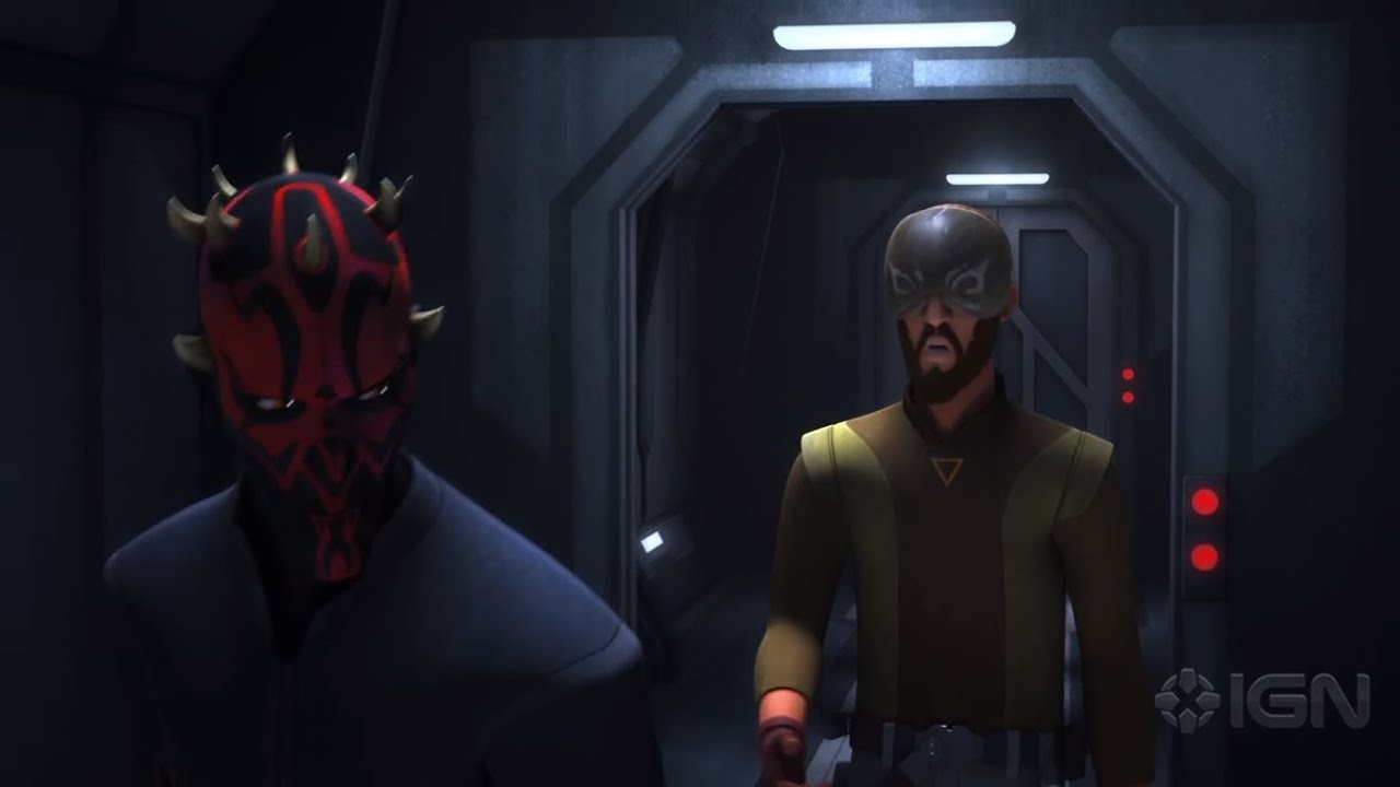 Star Wars Rebels: Season 3 Darth Maul, Ezra & Kanan clip (IGN)
