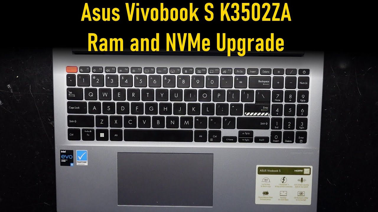 Обновление оперативной памяти и SSD для Asus Vivobook 15 K3502ZA