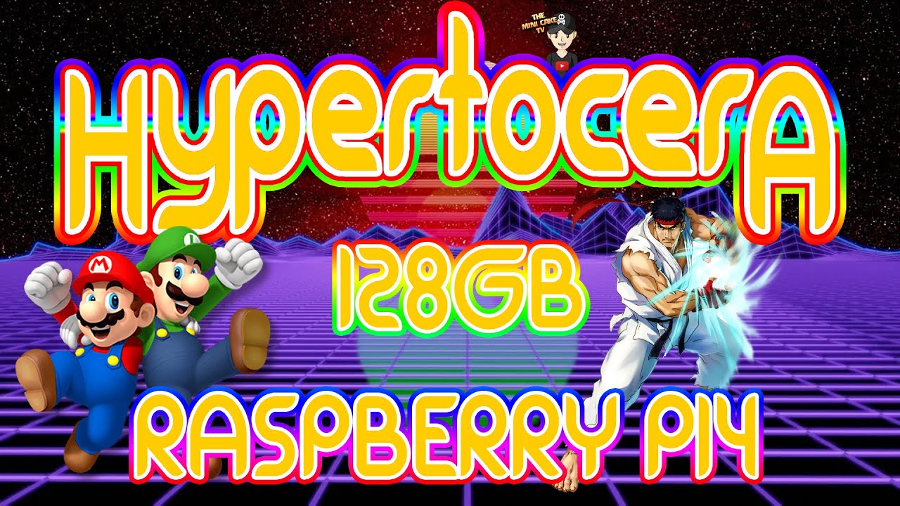 128GB HYPERTOCERA ARCADE V29 - RPI4 SHRINK ISO FOR RASPBERRY PI4 6678 GAMES RETROGAMING + NDS