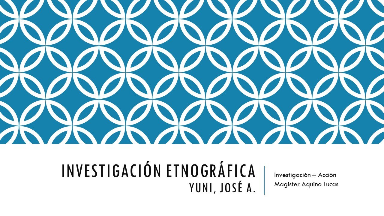 Etnografía escolar