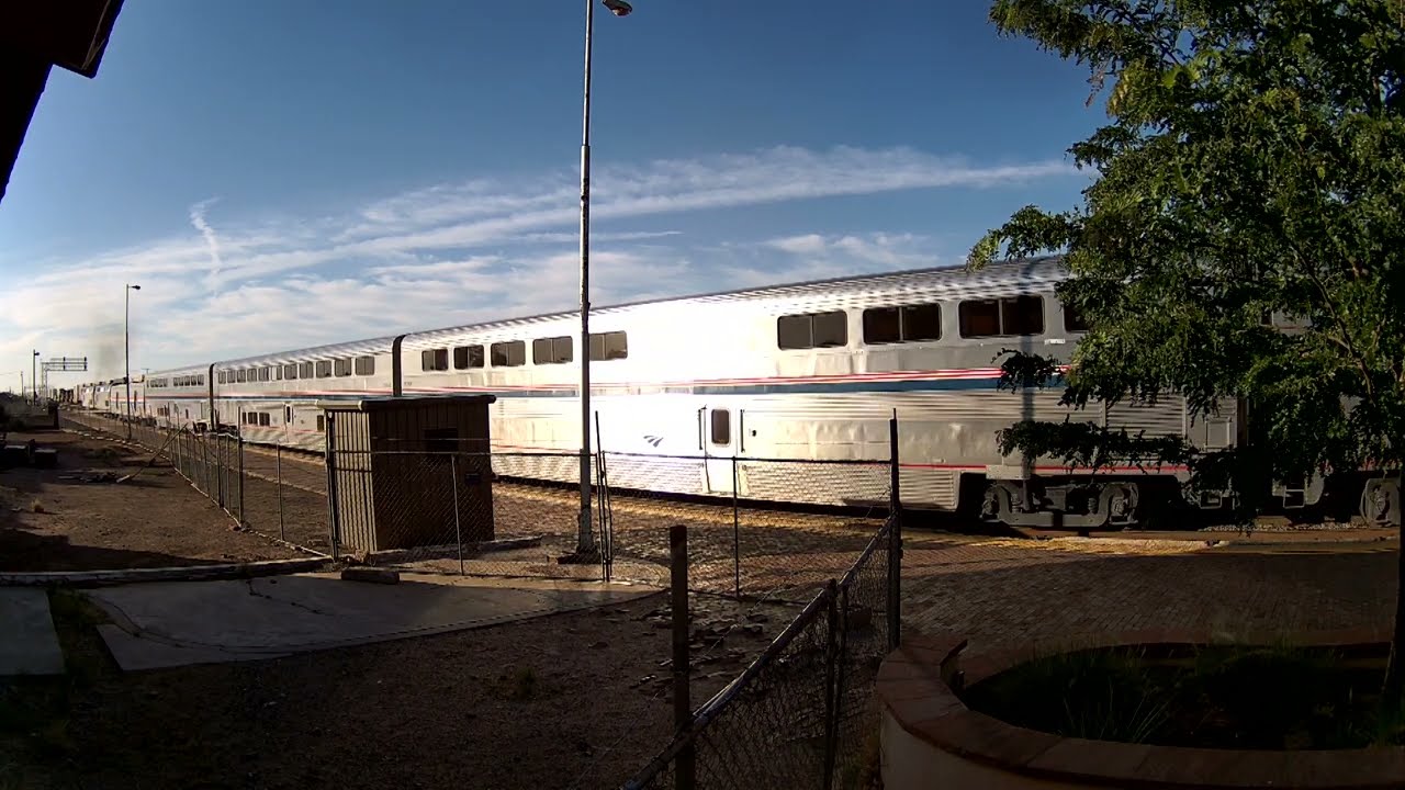 Amtrak #4 Southwest Chief (09) at the Winslow Cameras on 06/10/2022