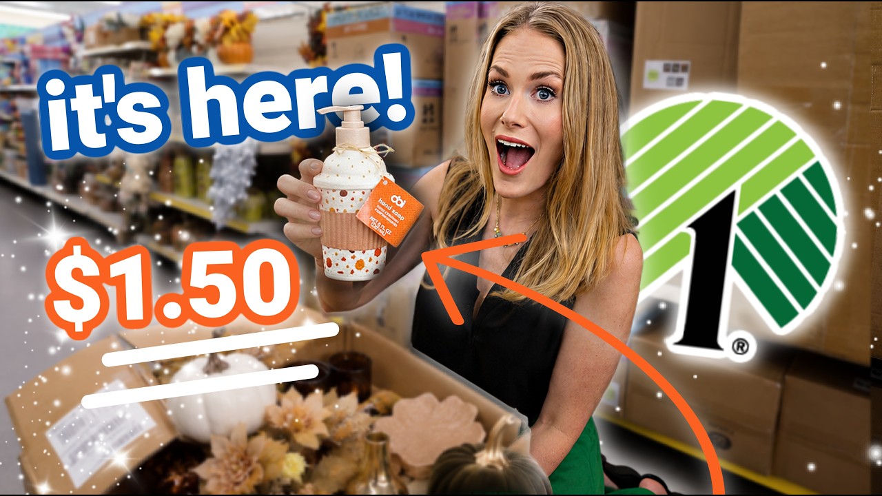 ВСЯ осенняя коллекция Dollar Tree УЖЕ ЗДЕСЬ! ✨ Трендовые находки!