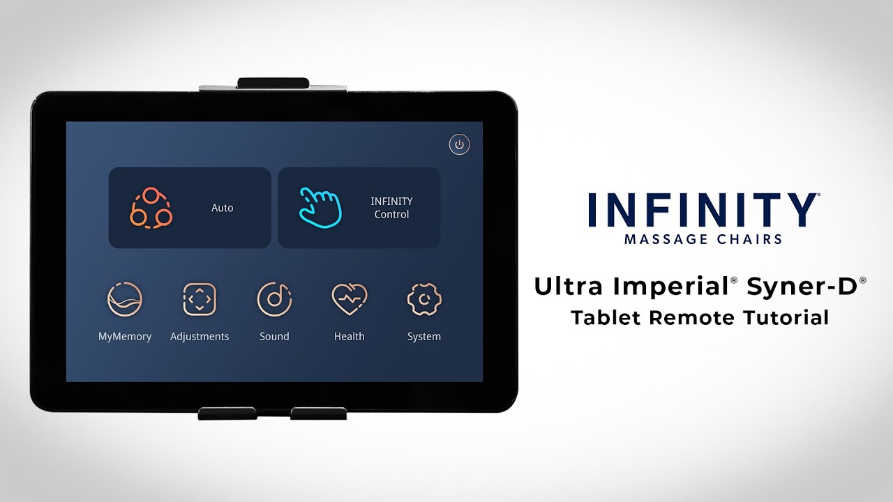 Infinity Ultra Imperial Tablet Remote Tutorial
