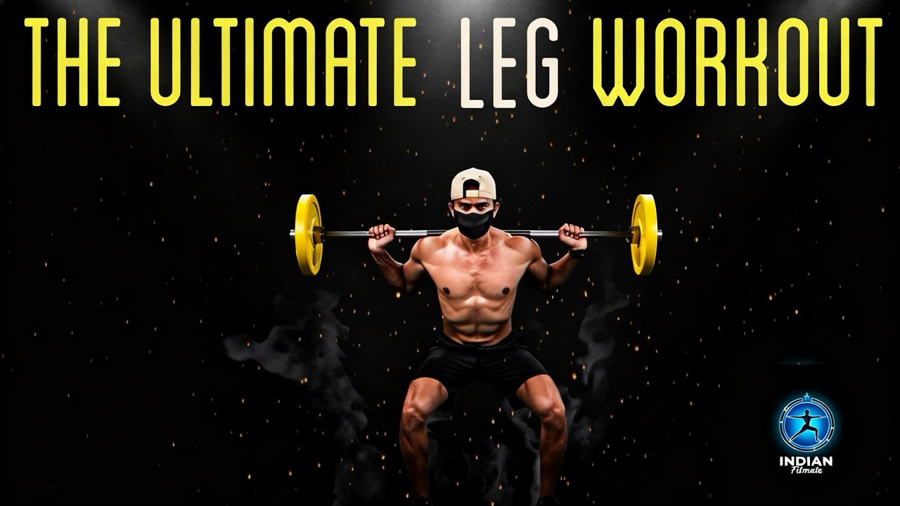 THE PERFECT LEG 🦵 WORKOUT 🏋️‍♂️ | BEST 6 EXERCISES FOR LOWER BODY🔥