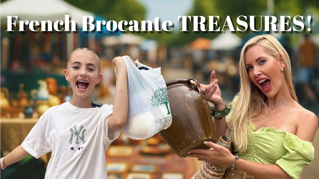 HUGE French Brocante Haul! | Family Day at a Vide Grenier in Roquebrune-sur-Argens