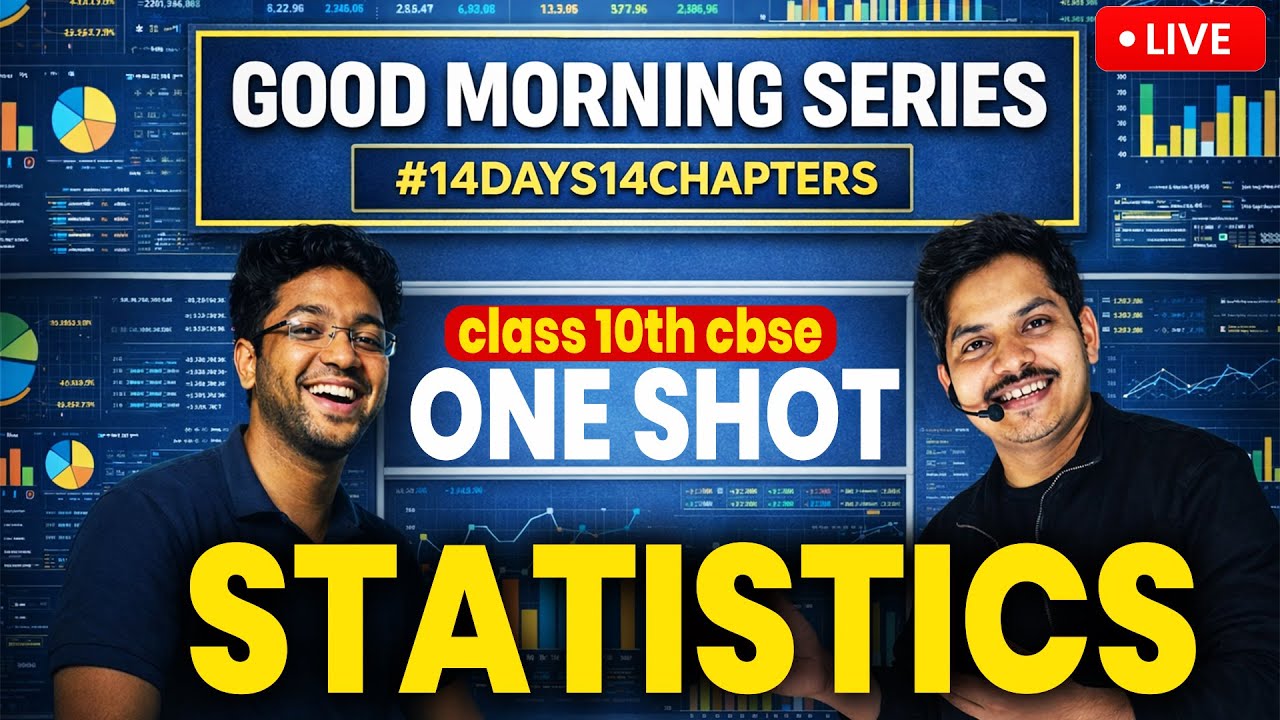 Class 10th Statistics One Shot 🔥| Class 10 Maths Chapter 13 | Do bhai Dono Tabahi 
