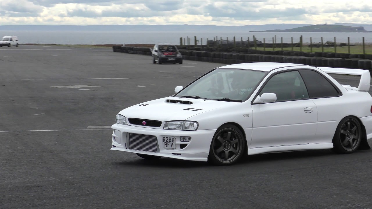 Subaru Impreza STI Type R on track