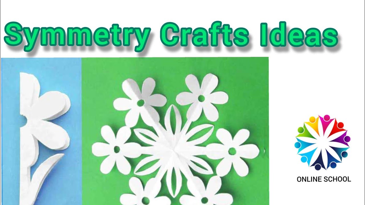 ✰ Symmetry craft ideas | Maths | How to make a symmetry paper crafts | Mathematics |  2024
