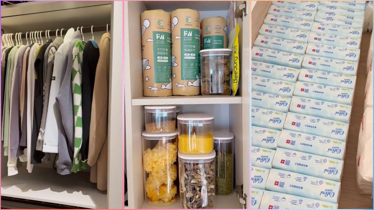 Melody Closet Organization 🎀 | Laundry Refill And Groceries Restocking✨